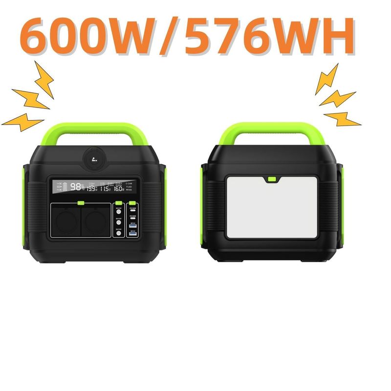 Recycelbare 600W/160000mAh Schnellladestation 110V Portable AC/DC/USB/Type-C Power Bank S6