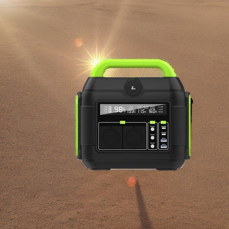 Ternäre Lithiumbatterie 576wh Portable Solar Mobile Power Station 600W für Camping und Notfall