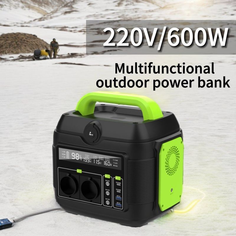S6 220V 600W Kleingröße Trink-Solargenerator Lithium-Kraftwerk mit Klappgriff
