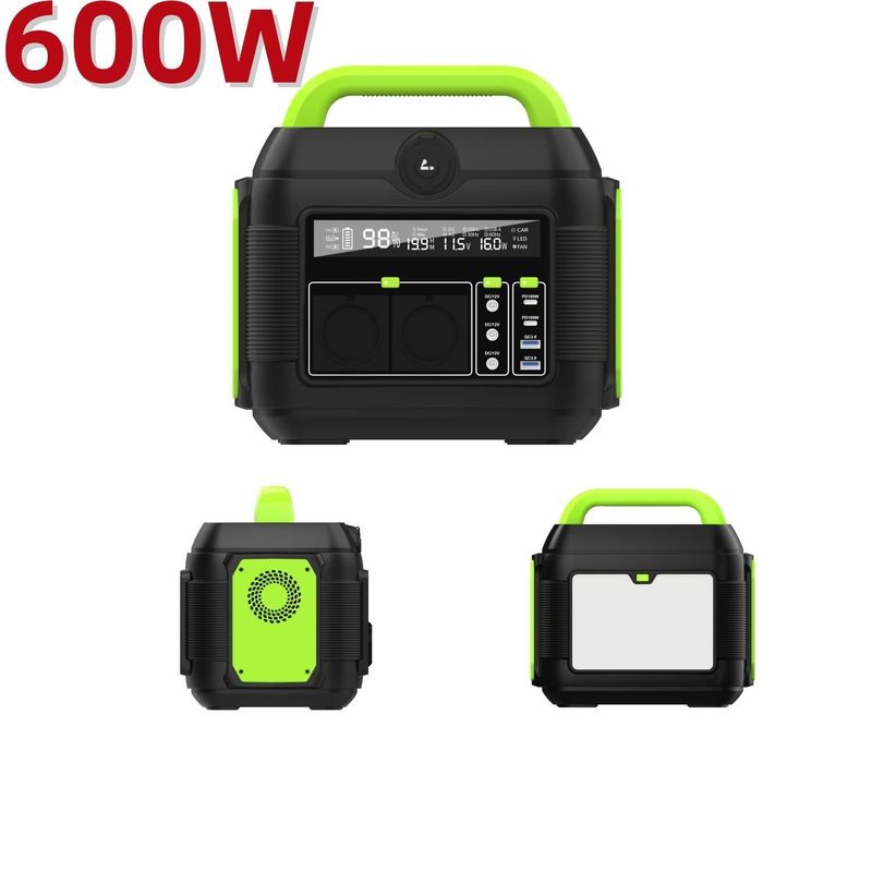 Recycelbar 2024 von 600W Kraftwerk für Outdoor Home Solar Charging Schatzgenerator