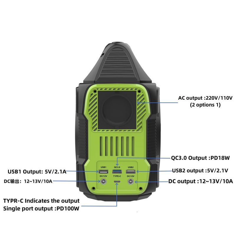 Outdoor-Energiespeicher Portable Stromversorgung 288wh 300W Ihre ultimative Stromlösung