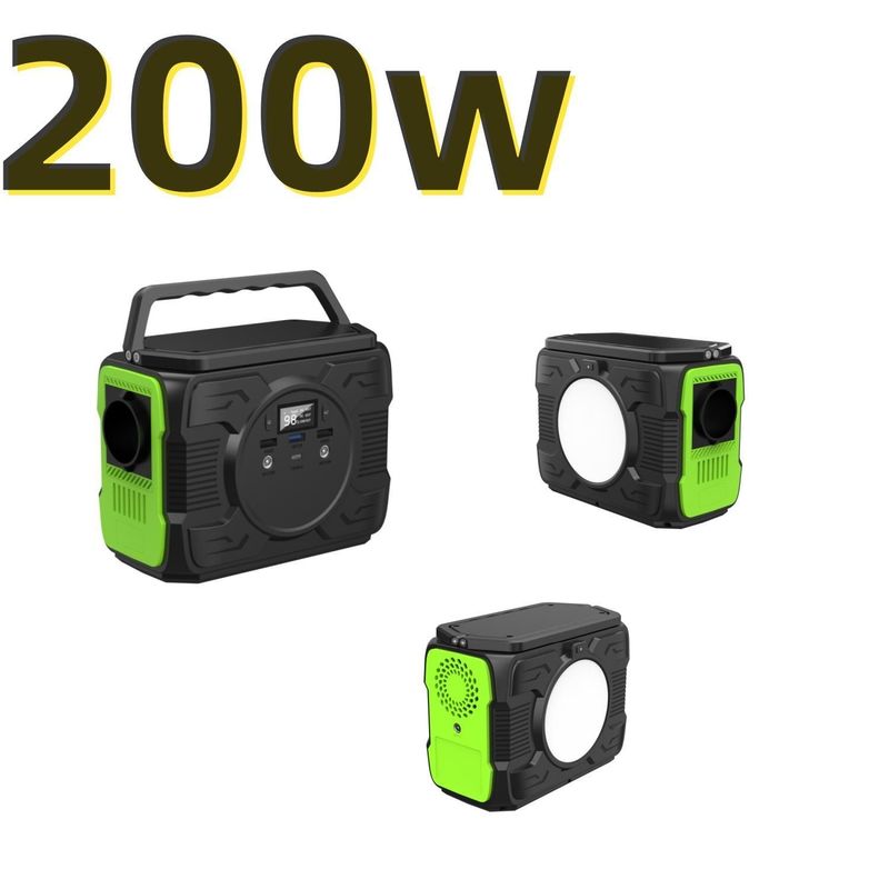 200 Watt Solarpanel Notstromkraftwerk Portable Energiespeicher für Outdoor-Aktivitäten