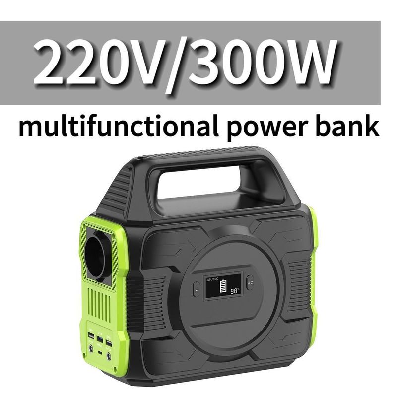 Wiederverwertbares 110V 220V 300W tragbares Kraftwerk Solargenerator Stromversorgung Energiebank