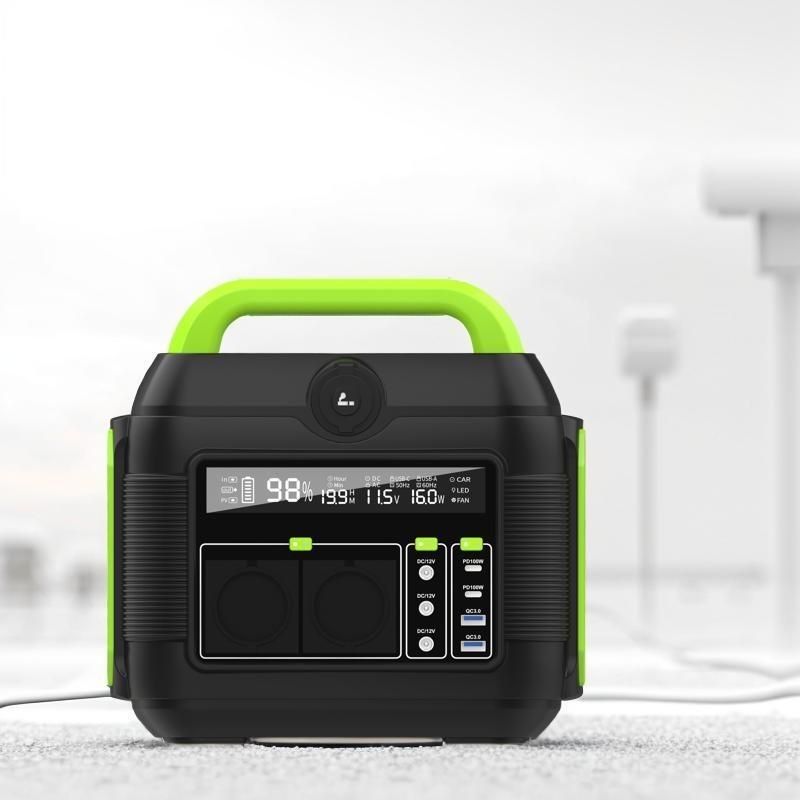 Tragbares 600W-Kraftwerk für die Außenlagerung von Solarenergie
