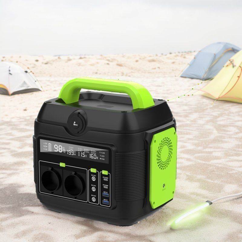 Portable 600W Solarkraftwerk UPS für Camping Notfallsicherung 110V 220V Wechselrichter