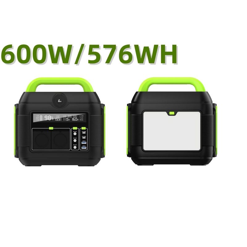 600W AC110V AC220V Lithiumbatteriepaket Portable Solar Power Station für Wohnmobil und Wohnmobil