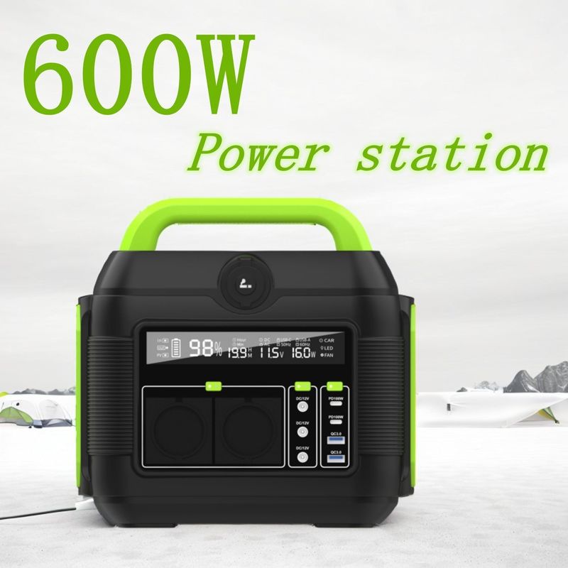 Portable Power Station Lithiumbatterie Solargenerator 600W 300W für alle Kompatibel