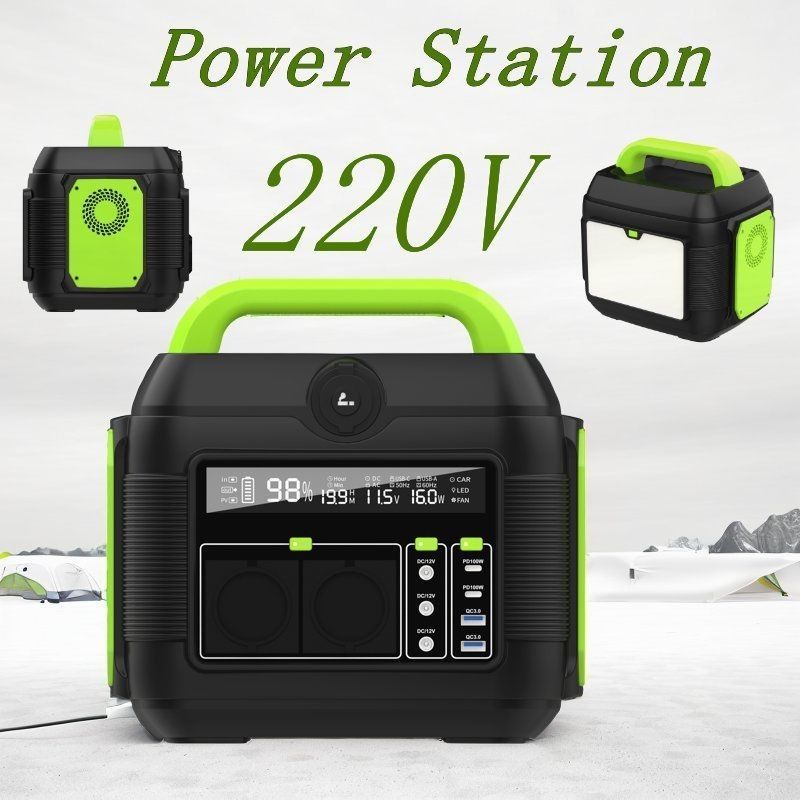 Recycelbare 220V-Mobilstrom Solarbalkon tragbares Kraftwerk mit hoher Leistung