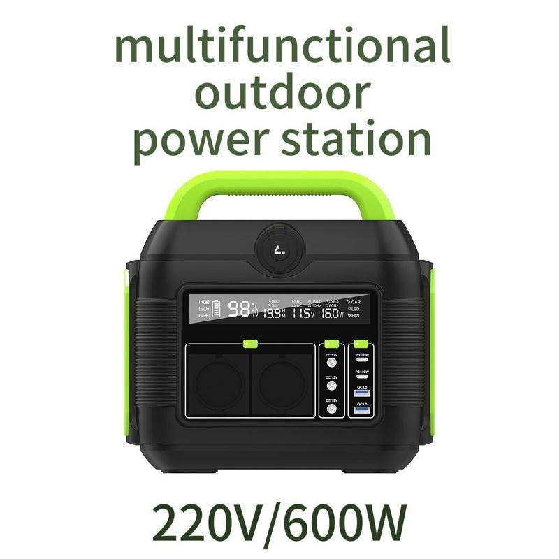 Un Mehrzweck 600W tragbare Ladestation Powerbank für Outdoor-Enthusiasten