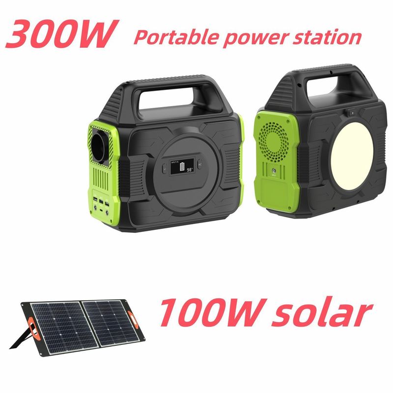 EU AC Socket Kompatibel mit allen 300W tragbaren Solarkraftwerken mit Lithium-RV-Batterie