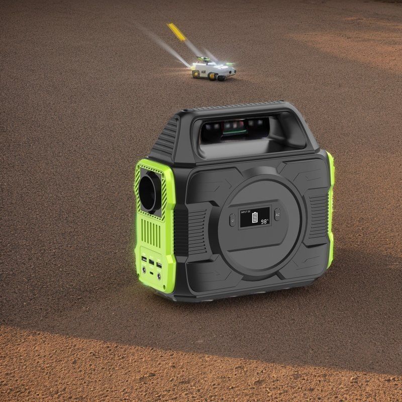 Portable Mobile Power Home Emergency RV 600W Kraftwerk mit recycelbarer Lithiumbatterie