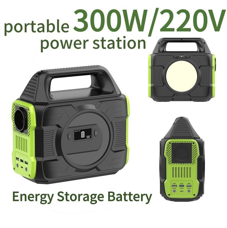 300 Watt benutzerdefinierte Strombank für BMS Outdoor Mobile Energiespeicher Kraftwerk recycelbar
