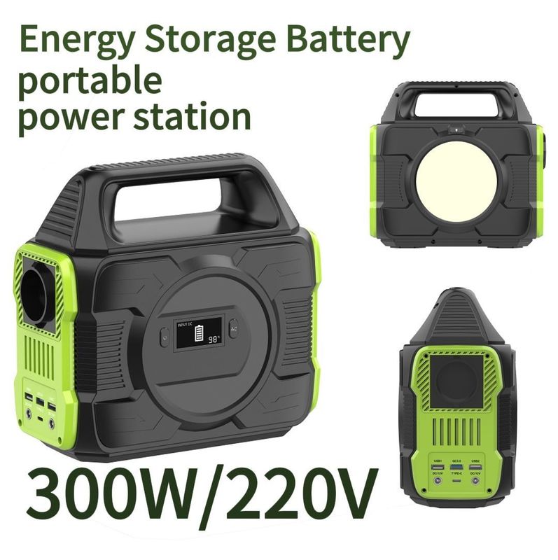 S3 300W Mini-Ausgeschaltetes Solarenergiesystem Portable Solar Power Bank mit EU AC-Steckdose