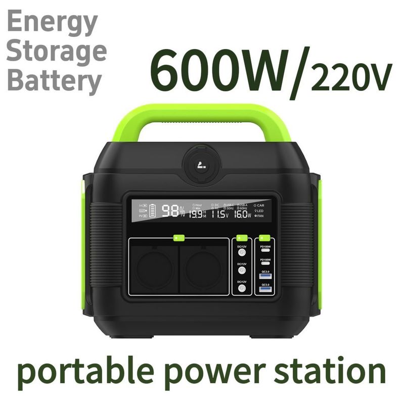 600 W Multifunction Portable Solar Power Energy Storage System mit Adapter und S6