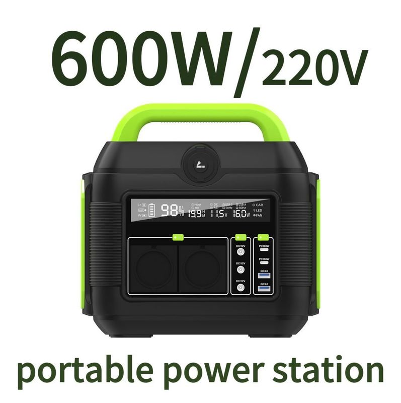 300W/500W/600W/1500W tragbare Solarstromversorgung für ununterbrochenes Camping im Freien