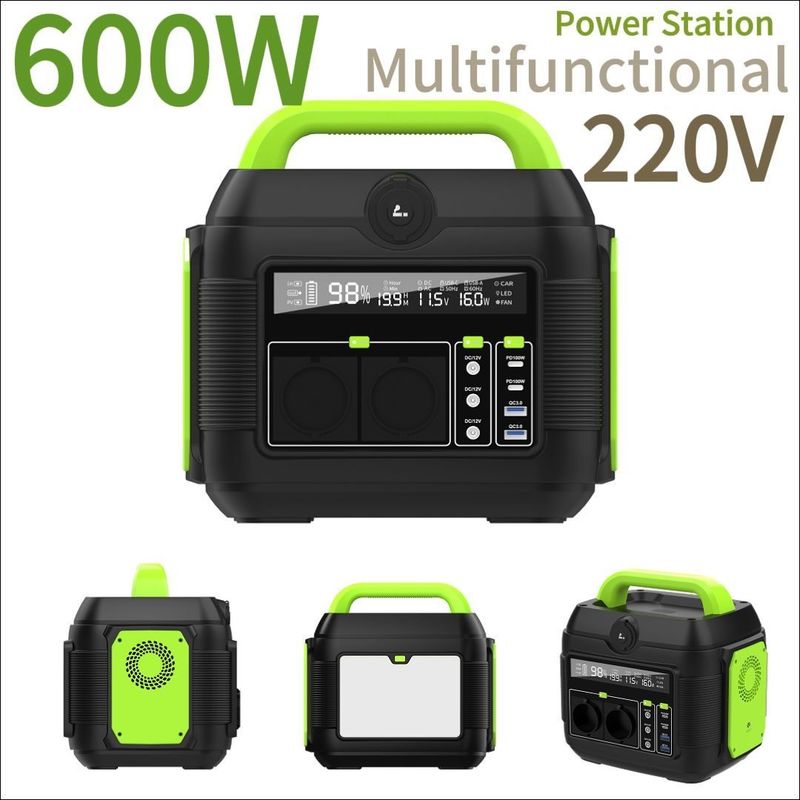 Anpassungsfähiges 300W 500W 600W 1200W 2200W tragbares Kraftwerk für Outdoor-Aktivitäten