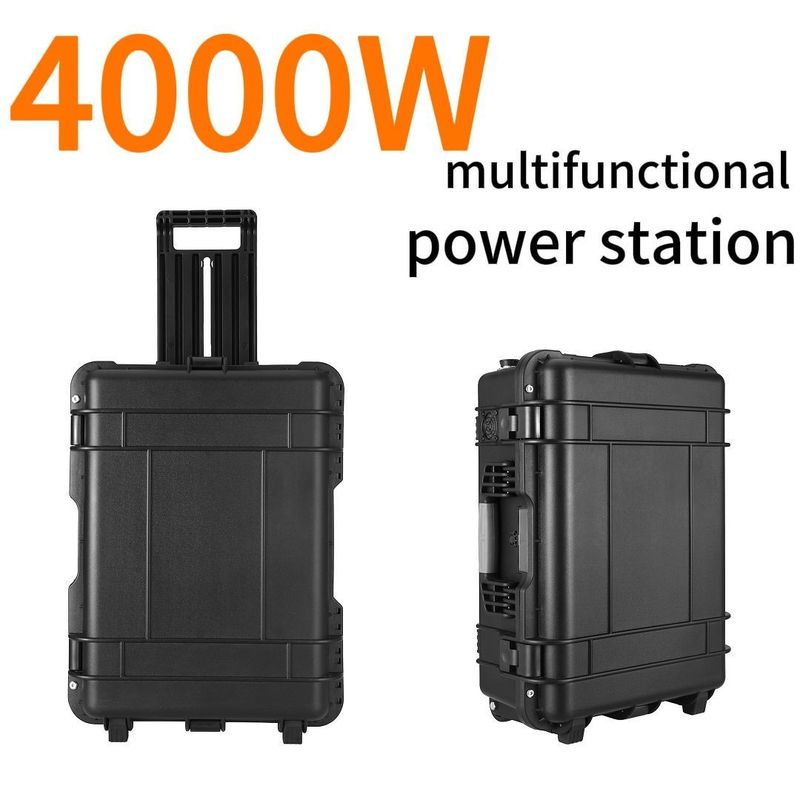 4000W tragbares Kraftwerk 220V 500wh Ausgangswellenform AC reine Sinuswelle