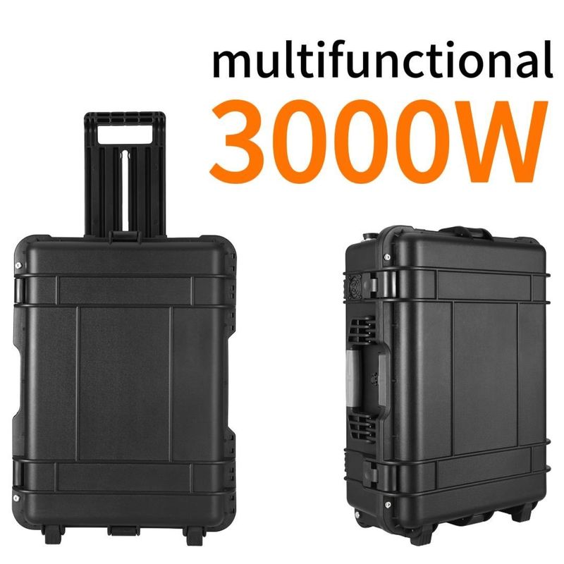 6000W Spitzenleistung LiFePO4 Energiespeicherbatterie für Solar-Haus-Portable Power Station