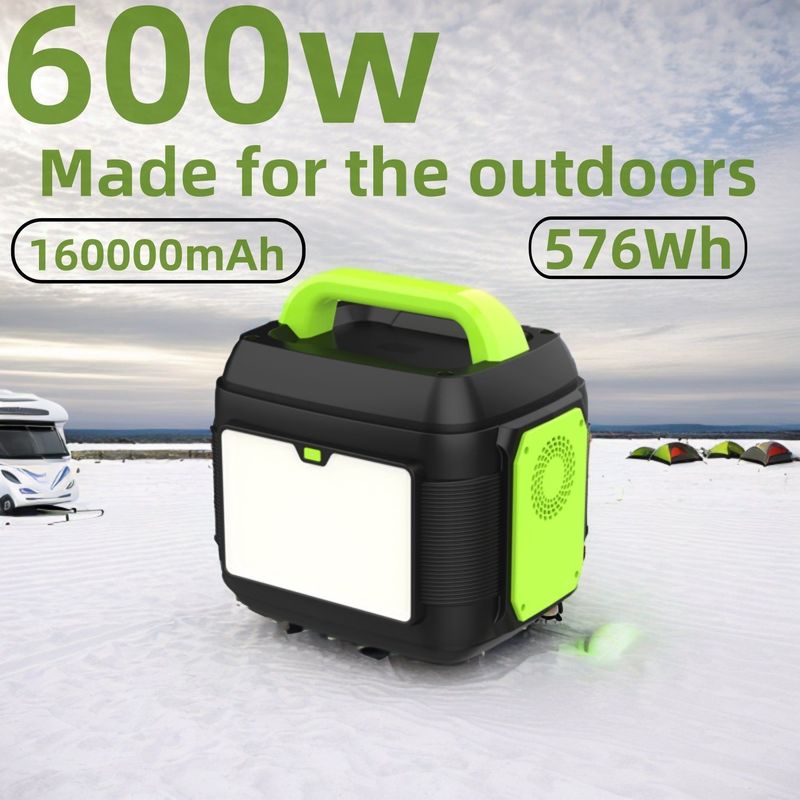 Professioneller tragbarer Solargenerator 600W 576Wh / 14.4V / 40Ah / 160000mAh mit MPPT