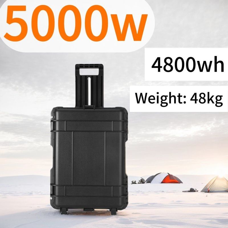 8000W Spitzenleistung Portable Solargenerator 5000W Auto Notfallstrom für Campingplätze