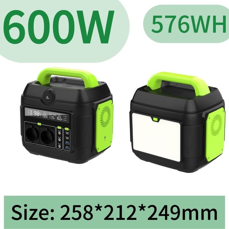 600 Watt Solargenerator mit LED-Licht, angepasste Farbe und Kurzschlussschutzfunktion