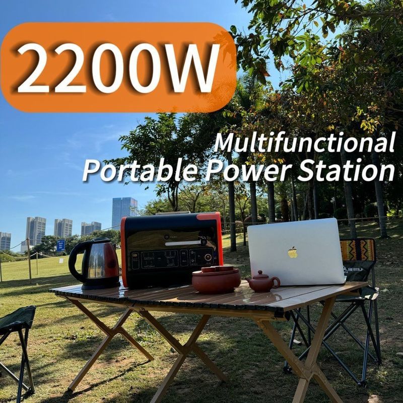 Vereinigten Staaten AC Socket 2000W Solarkraftwerk für Camping und Outdoor-Aktivitäten