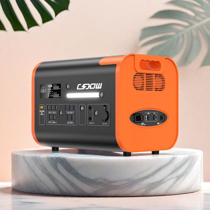 LiFePO4-Batterie-Portable Power Station 2000W 2200W für Notfälle im Haus im Freien