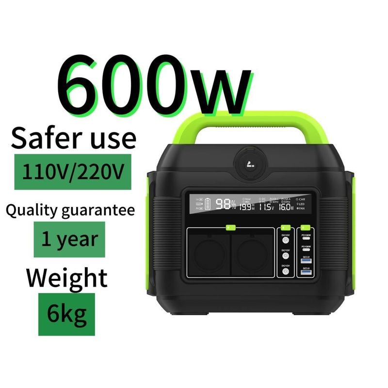 Enthüllen Sie Flüssigkristall-Display 600W tragbare Solargenerator für Auto und Outdoor S6