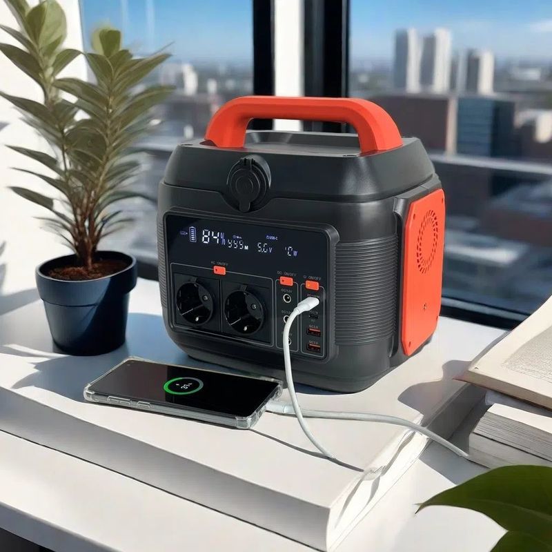 Anpassbare Farbe 600 W Haushaltskraftwerk und Solargenerator für Camping im Freien