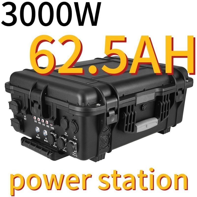 3000W62.5ah Outdoor Notstrom-Portable Power Station für Märkte in Ostasien