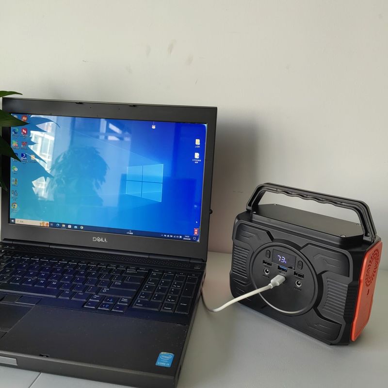 Mini-Portable Power Station 200W heißorange mit schwarz 110/220V-50Hz/60Hz S2X-173
