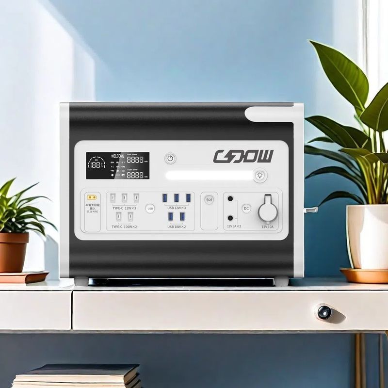 Portable LiFePO4 2000W Solarpanel-Lademodus UPS Mobilstrom für Notfallhilfe