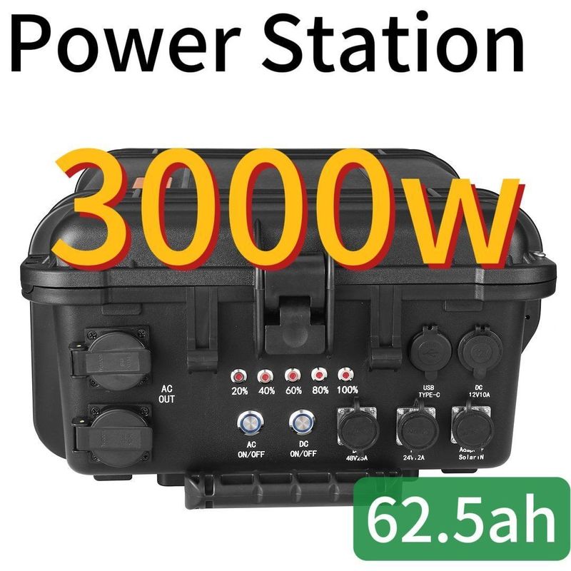 Solarbetriebene Drohne Notfall 3000W 62.5ah Kraftwerk mit CE.Un38.3 Zertifizierung