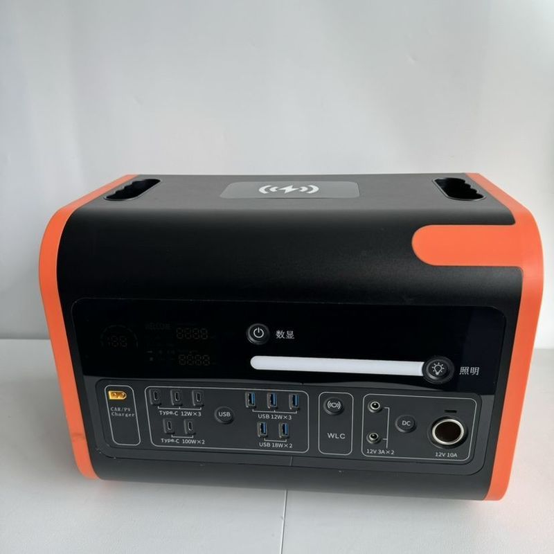 Hochleistung 2200 W Portable Solar Notfall Camping Station mit allen AC-Ausgangssteckdosen