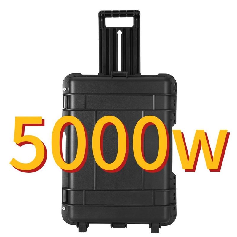 Aufladen von Fahrzeugen 5000W/100ah Lithiumbatterie mit großer Kapazität Solarkraftwerk für den Außenbereich