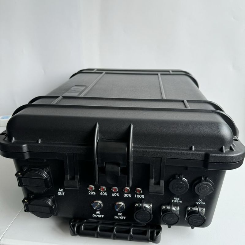 Aussenkompatible tragbare Zugstange mit Katzenrad 3000W Power Bank Solargenerator LiFePO4