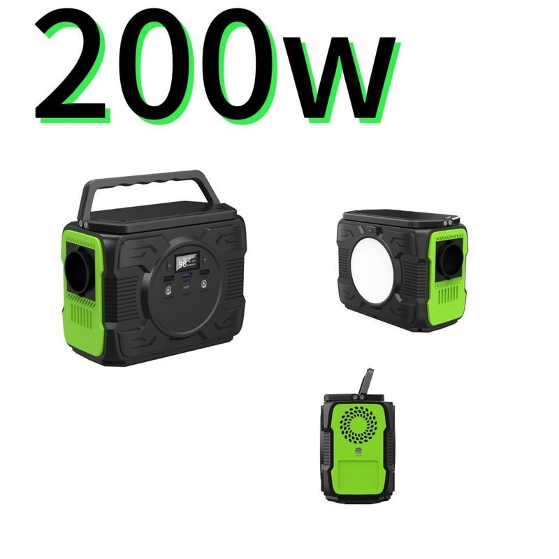 High Mobility Portable Solar Power Station mit 4W LED-Licht und 200W Leistung