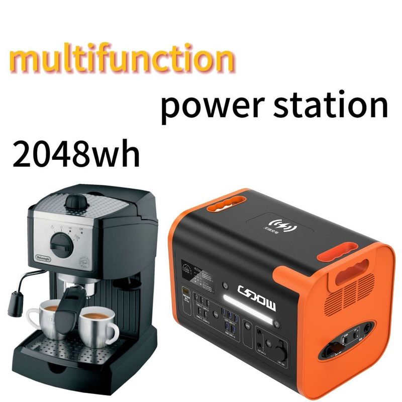 2200W/2048wh 40ah Outdoor Adventure Portable Power Station mit und langlebiger Lebensdauer