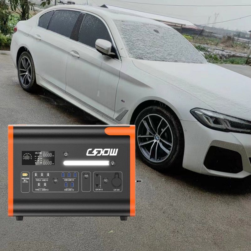 Wireless Charging 15W CE Un38.3 MSDS zertifiziert 2200W tragbares Kraftwerk für Notfälle