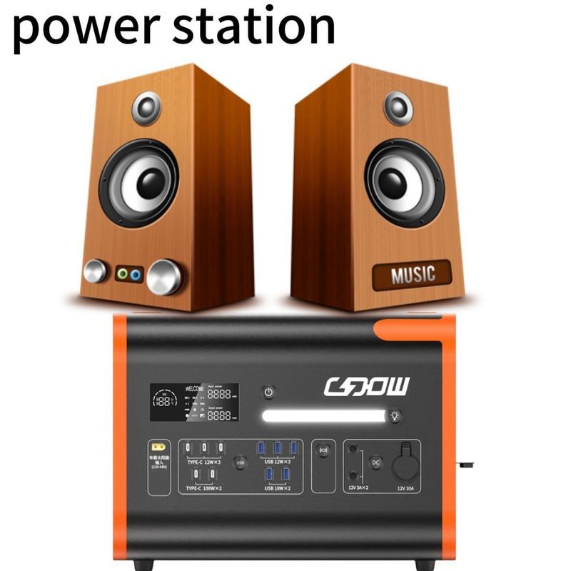 Großkapazität 2200W/2048wh Outdoor Lithium Battery Power Station für Notfälle in der Familie
