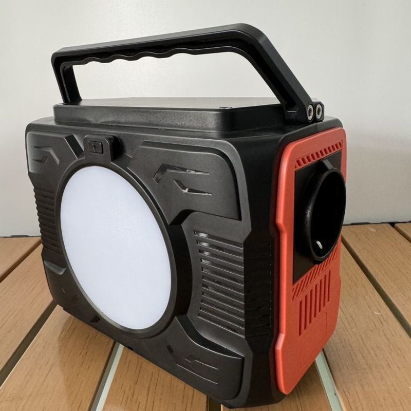 Portable Solar Power Station 200W mit LED-Licht AC Ausgangsleistung 5V-20V/2A Adapter Eingang
