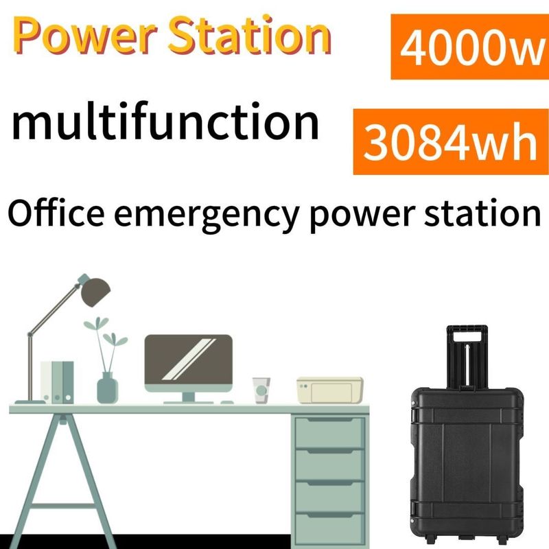 4000W 3840wh Solar-Portable Batterie perfekt für Camping im Freien Notstrombedarf