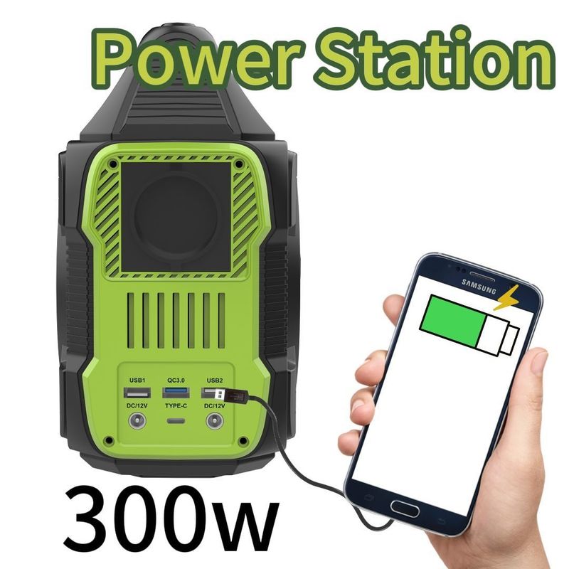 300W/288wh leise tragbare Wechselrichtergenerator für Outdoor-Camping-Kraftwerk recycelbar