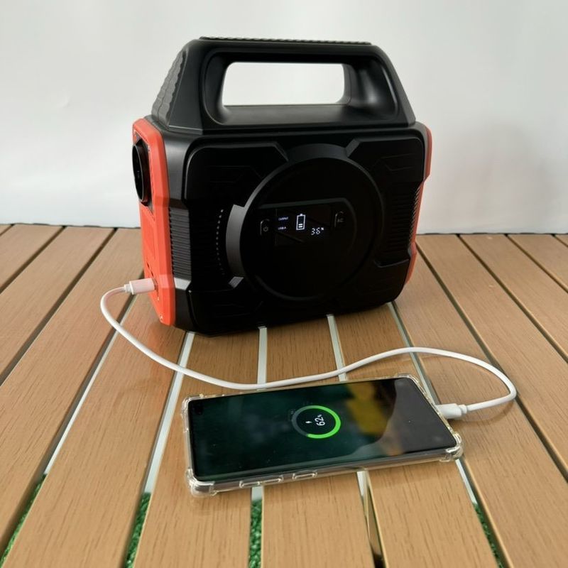 300 W Portable Power Station AC/DC Ausgang für den Haushalt im Freien 110V/220V Mobilstrom