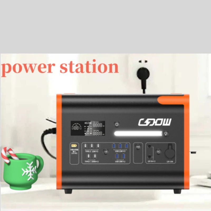 2200W/2048wh tragbares Kraftwerk mit feuerfestem Gehäuse und reinem Sinuswellenumrichter