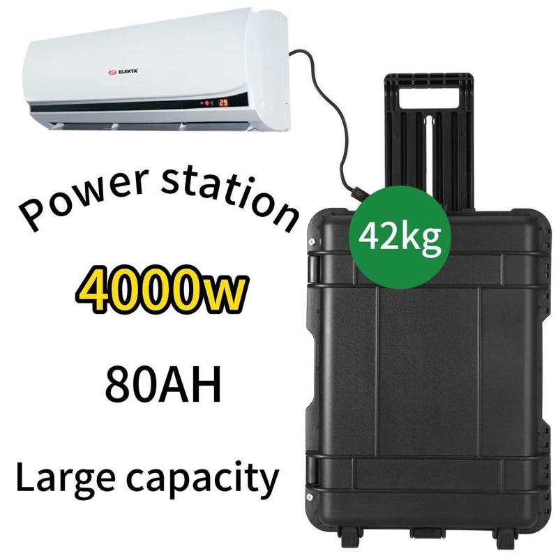 LT-40 4000W/3840wh/OEM ODM Batterie CE-zertifiziertes tragbares Kraftwerk mit hoher Kapazität