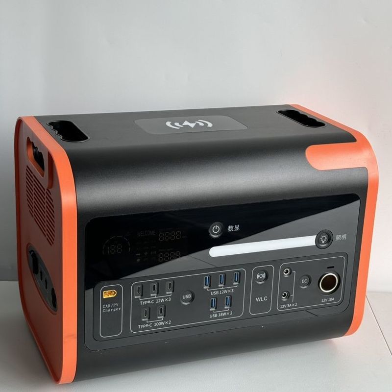 1500 Watt Schnellladung 600 Watt tragbare Solarenergie Speichergenerator mit 2200 Watt Kraftwerk