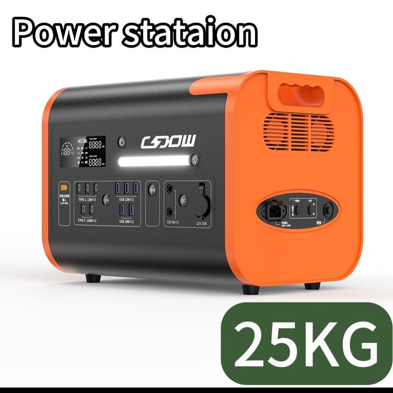 LiFePO4 500W 2200W drahtloses Laden tragbares Solarsystem tragbares Kraftwerk
