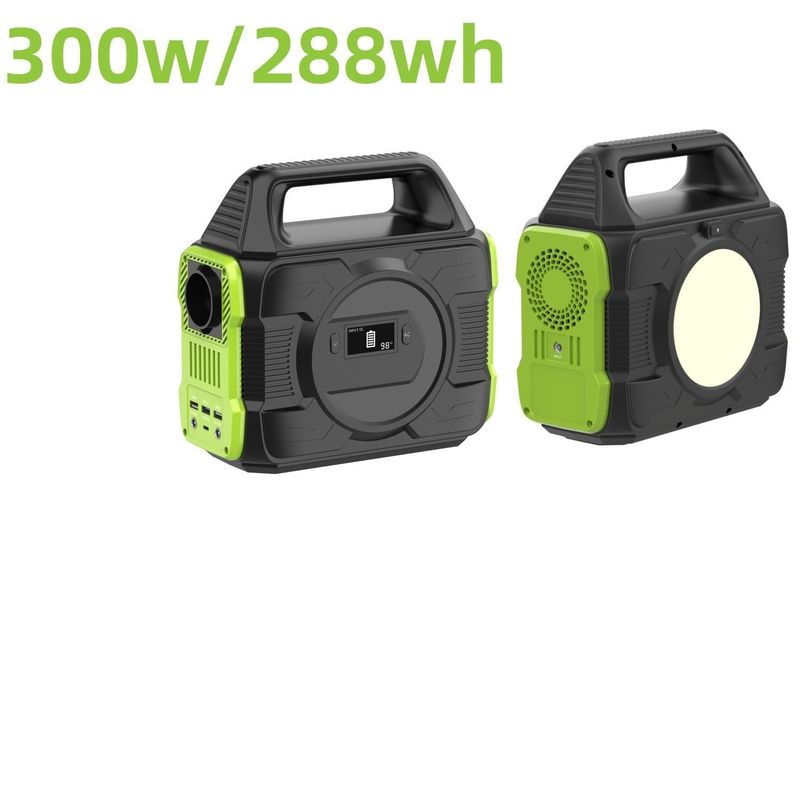 300W/288wh Solargenerator Zuhause Rein sinuswelle Außenkraftwerk mit LCD-Display