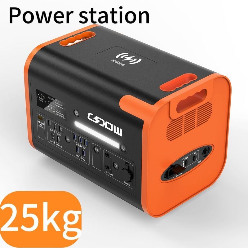 2200W AC DC C-Typ Batterie Sicherungsstrom Notfall-Portable Power Station anpassbar